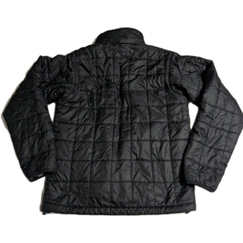 Columbia Men's Reversible Quilted Jacket Medium Black Plaid Insulated‎ - Picture 7 of 9